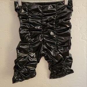 Love Highlight Latex High Rise Shorts Small